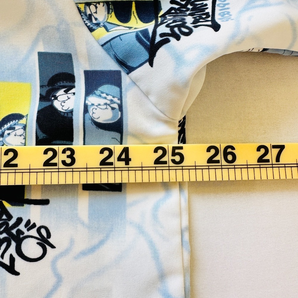 South Pole Denim Shirt Mens 2XL Button Up Skater Thug Graphic No Tags Streetwear - Picture 3 of 8